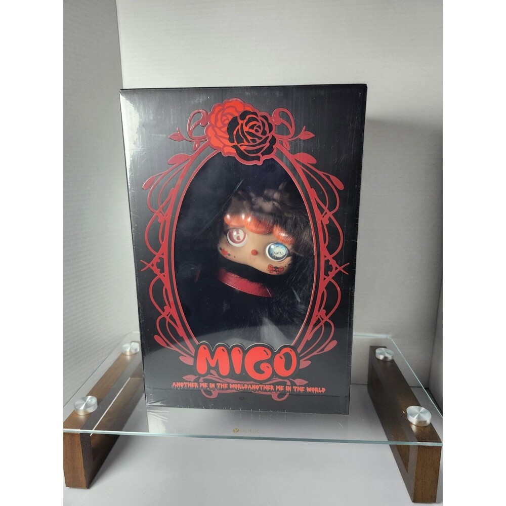 AUTHENTIC Baby Three 400% Migo Twin Black Limited Edition NEW BOXED SPECIAL EYES
